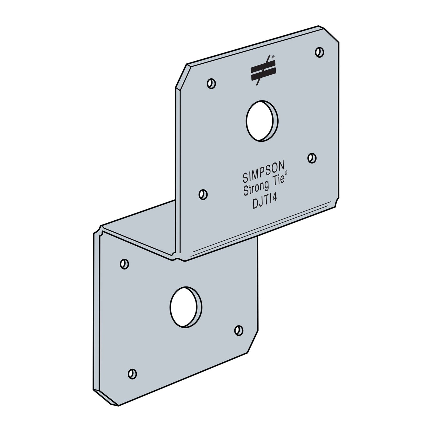 Simpson DJT14SS Deck Joist Tie Stainless Steel