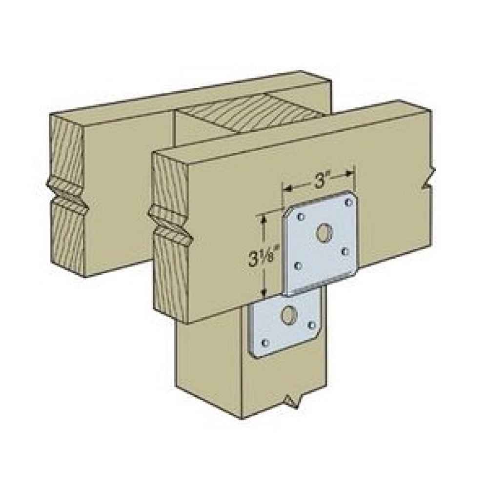 Simpson DJT14Z Deck Joist Tie Zmax Finish image 1 of 3 image 2 of 3 image 3 of 3