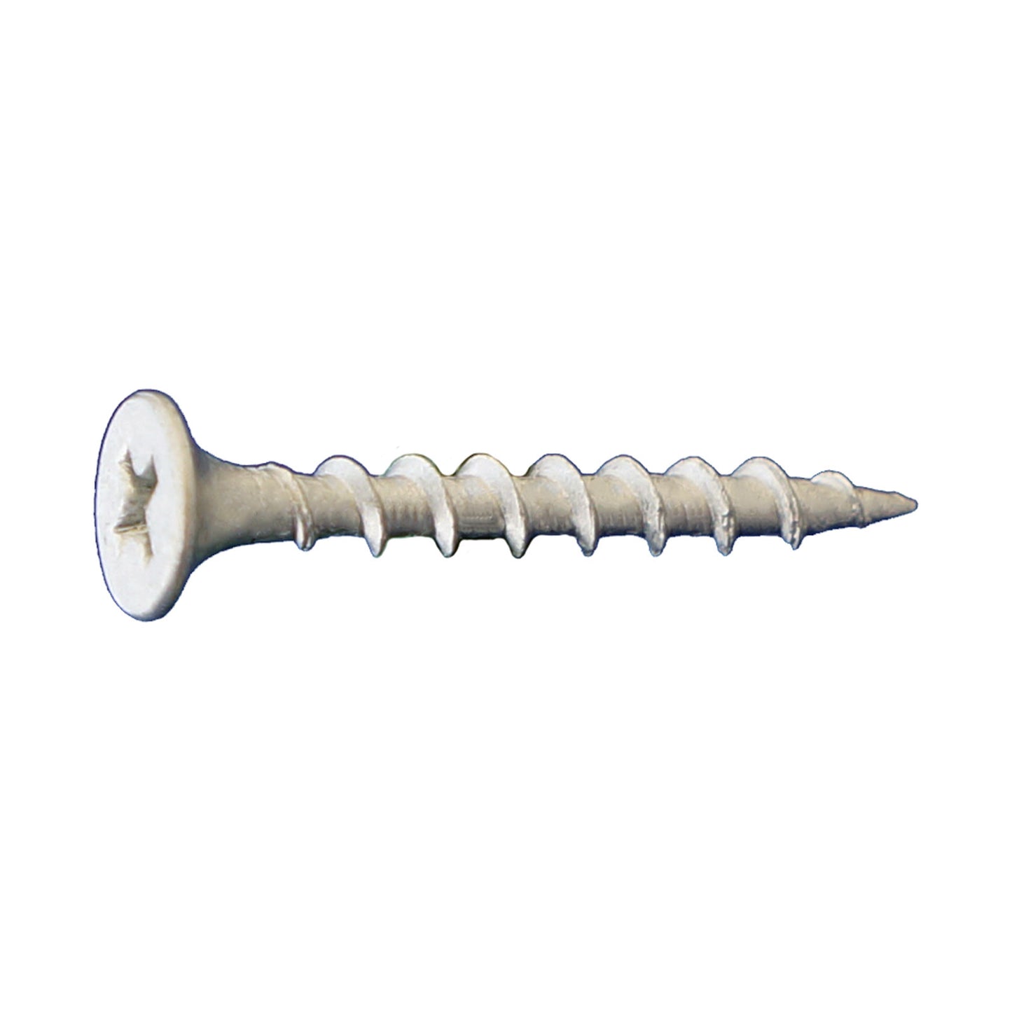 #10 x 6" #2 Phillips Bugle Head Deck Screw - Dacromet, Pkg 1000