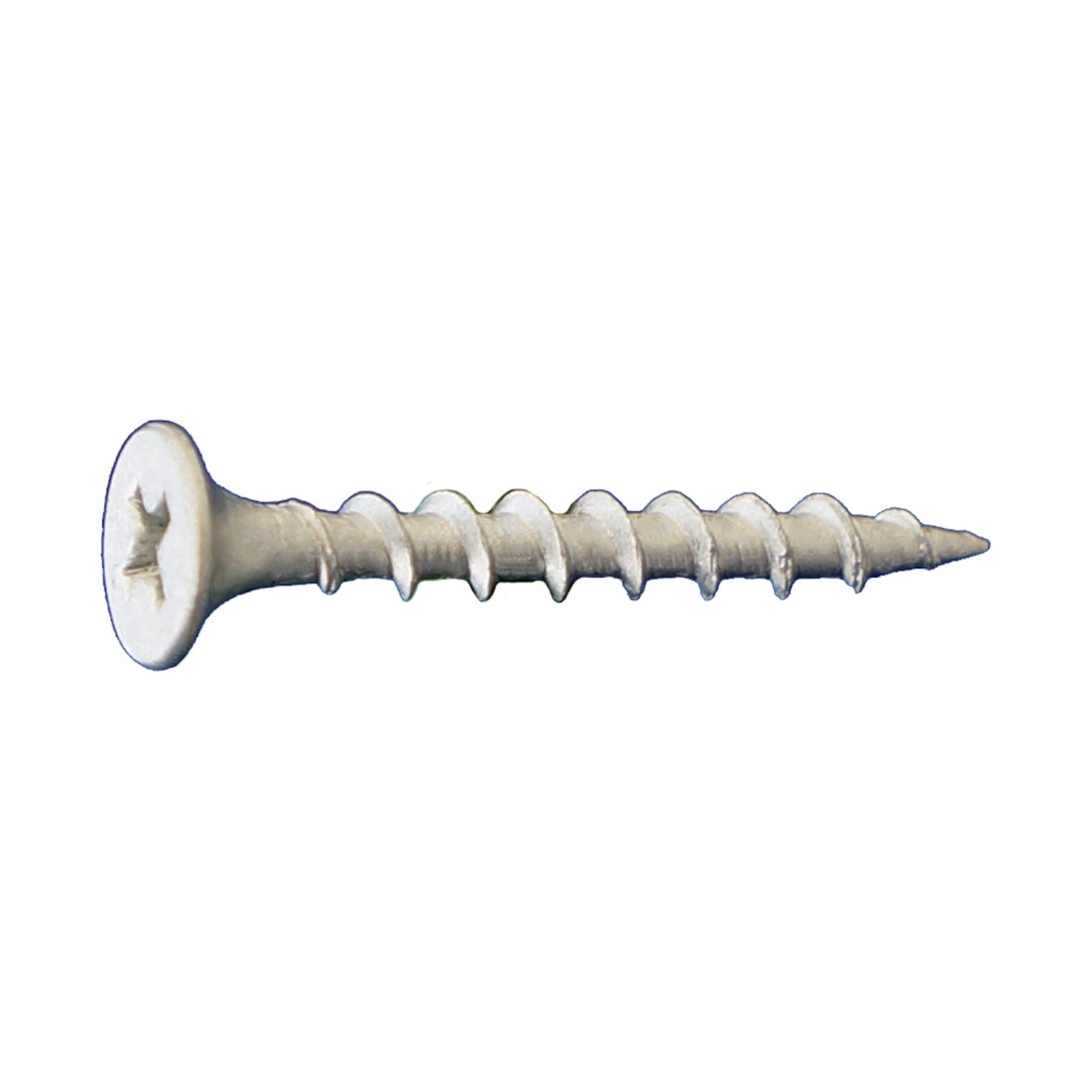 #10 x 6" #2 Phillips Bugle Head Deck Screw - Dacromet, Pkg 1000