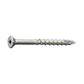 #8 x 2-1/2" #2 Square Flat Head Deck Screw - 305 Stainless Steel, Pkg 2500
