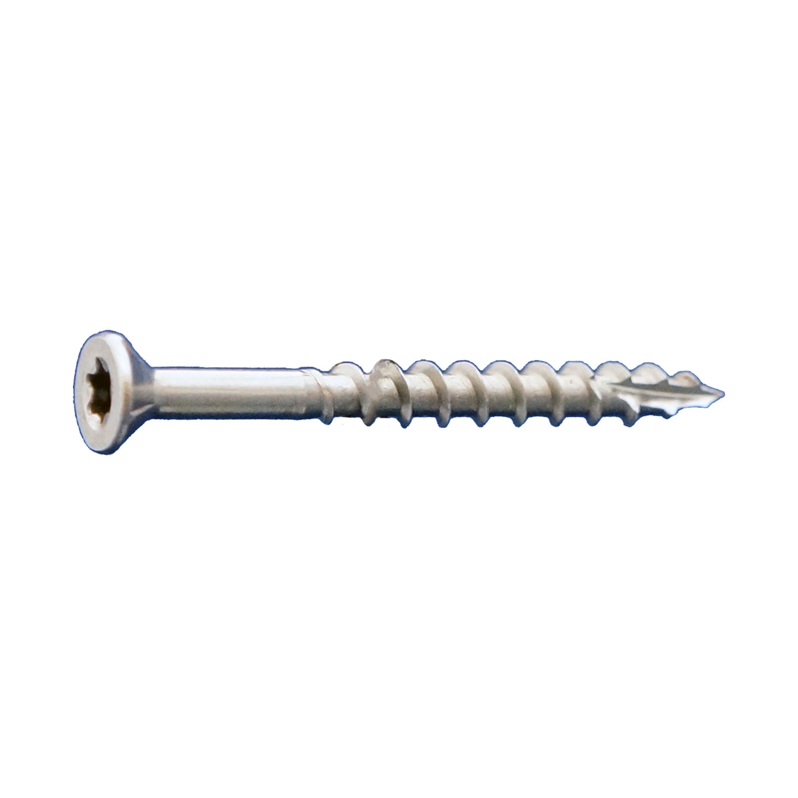 #12 x 5" T27 Flat Head Deck Screw - 305 Stainless Steel, Pkg 500