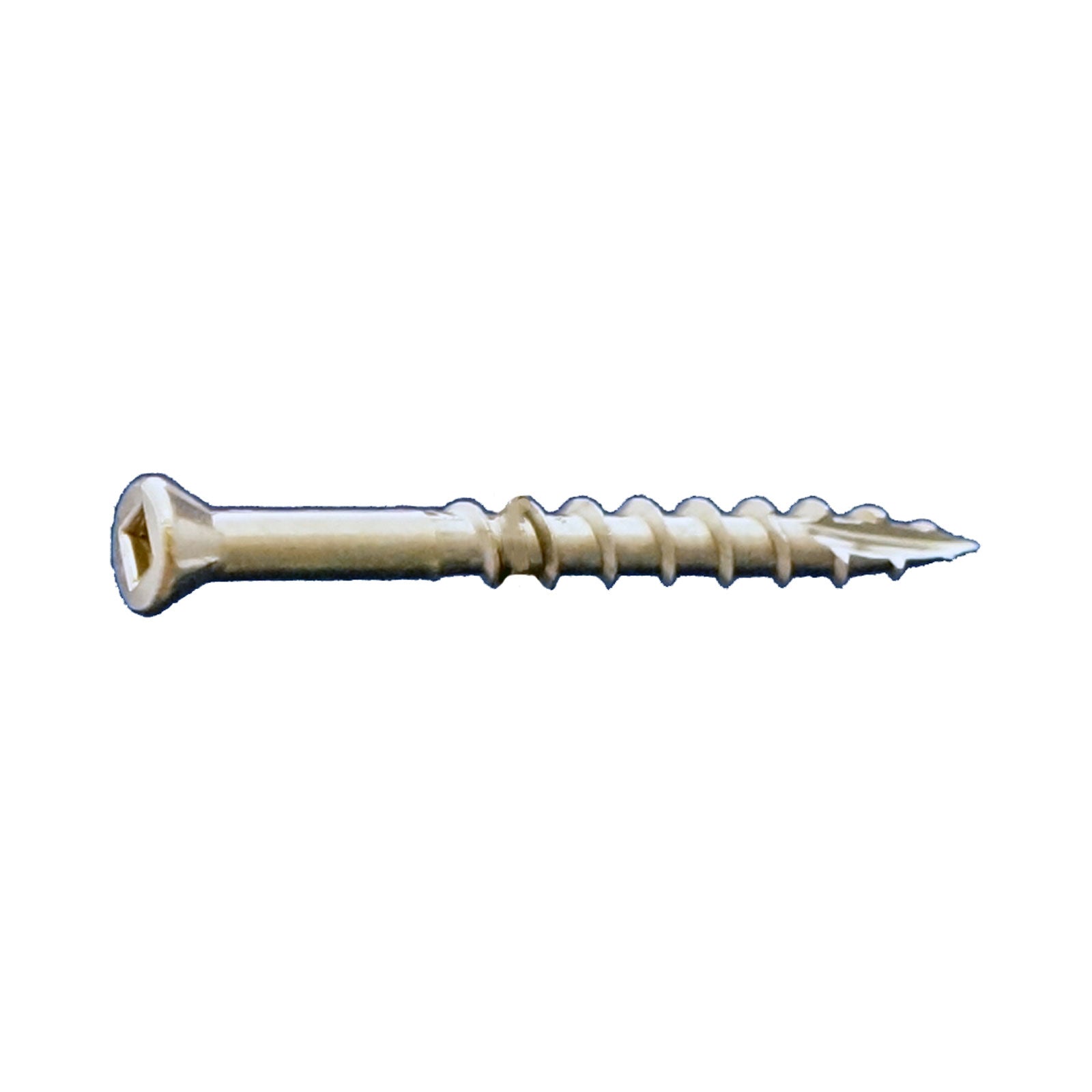 #7 x 2-1/4" #1 Square Trim Head Deck Screw - 305 Stainless Steel, Pkg 3000