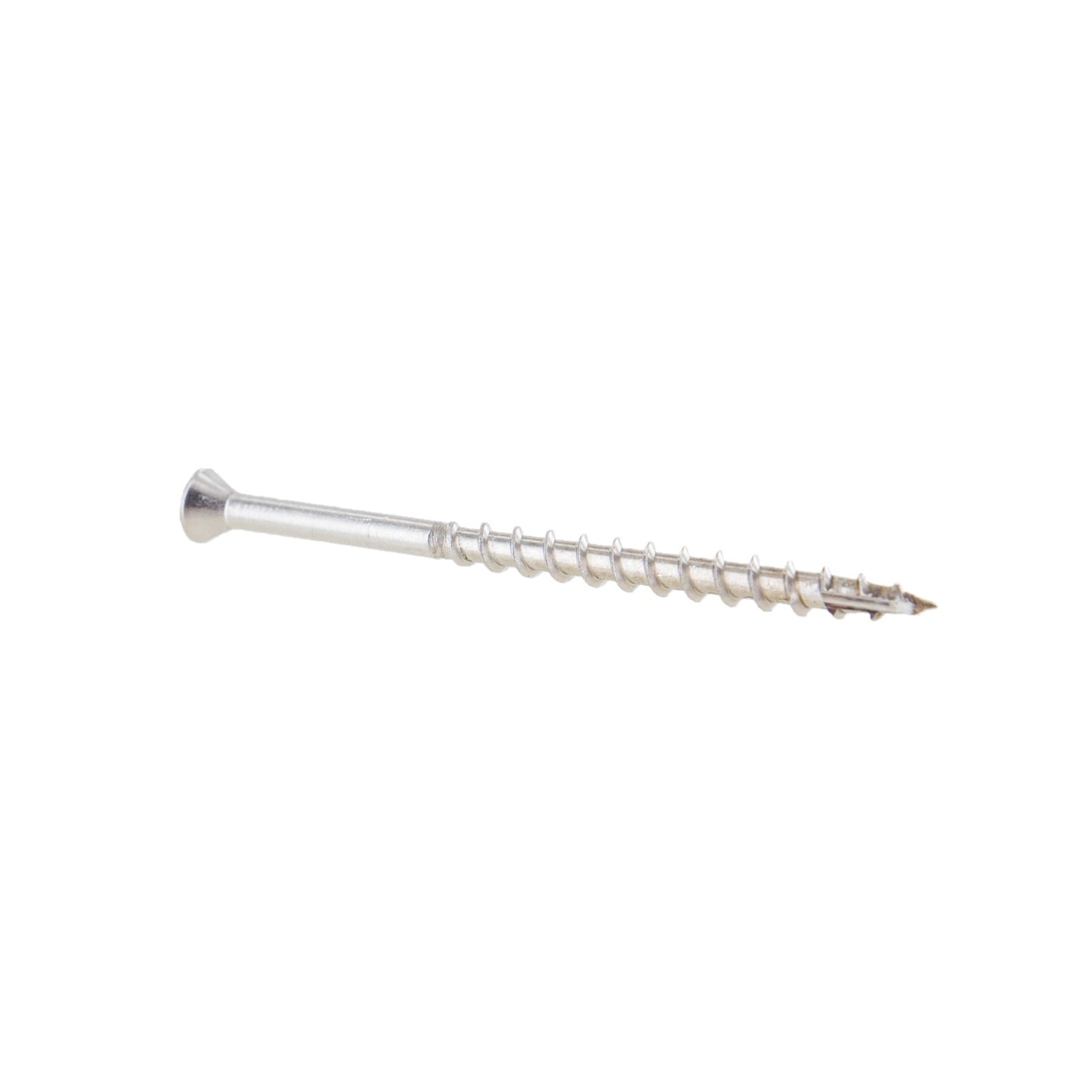 #8 x 2-1/2" Conquest Trim Head Deck Screws - 316 Stainless, 1750 piece bucket