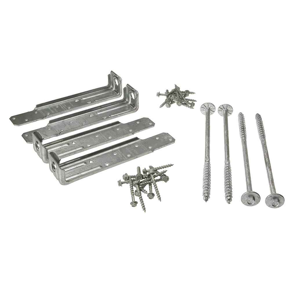 Simpson DTT1ZKT Deck Tension Tie Kit wFasteners Zmax Finish image 1 of 4