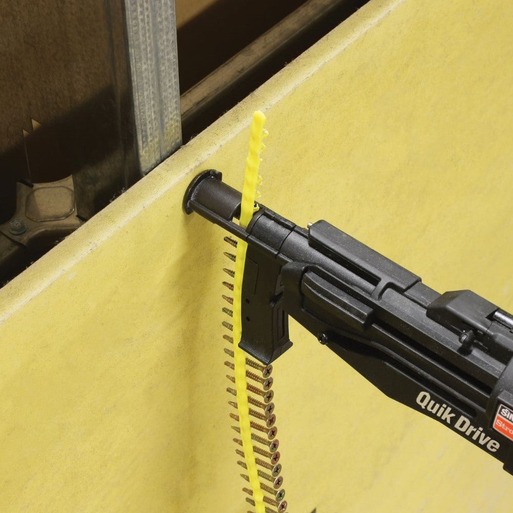 #6 x 114 inch Quik Drive DWFSD SelfDrilling DrywallToCFS Screw Yellow Zinc Pkg 2500 image 2 of 2