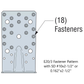 Simpson E20/3 E Angle Bracket for Cross-Laminated Timber Fastener Pattern