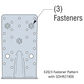 Simpson E20/3 E Angle Bracket for Cross-Laminated Timber Alternate Fastener Pattern