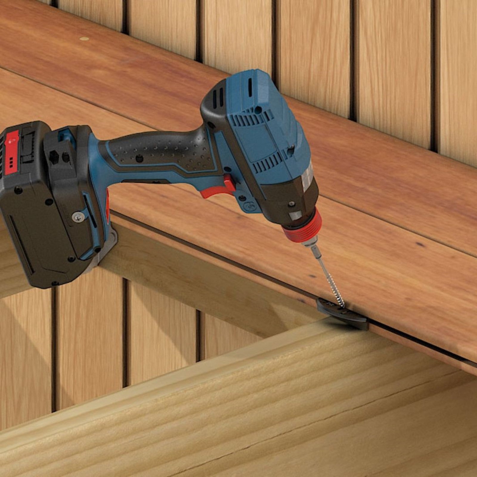 Simpson EB316WP316R175 316 inch Premium Hidden Deck Fastening System 1 inch Sleeper Installation Pkg 175 image 5 of 6