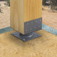 ECB Elevated Column Base Installed ECB88 shown