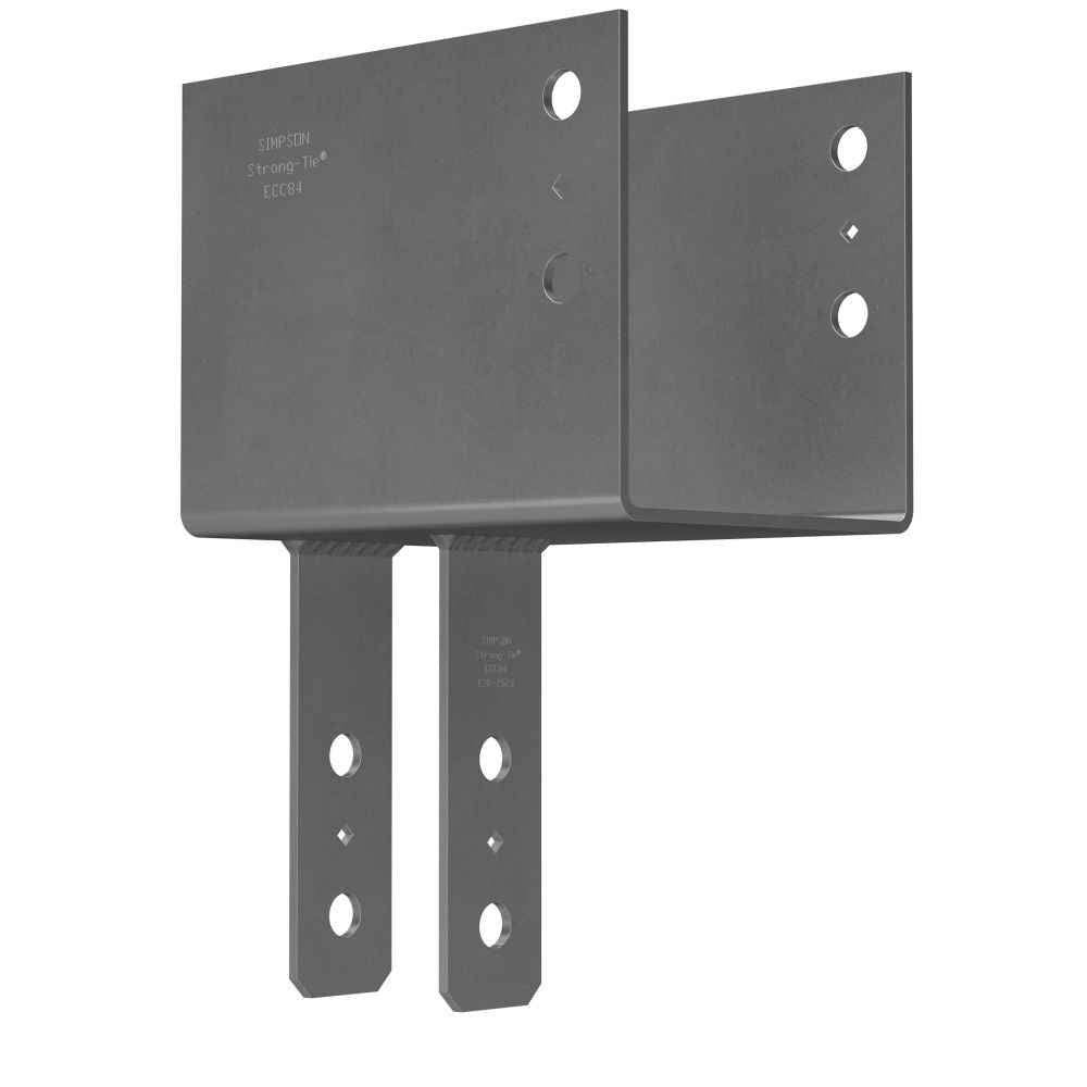 Simpson ECC84 End Column Cap Gray Paint image 1 of 2