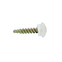 #10 x 1 inch Eclipse Woodbinder Metal Roofing Screw Bright White Pkg 250 image 1 of 2
