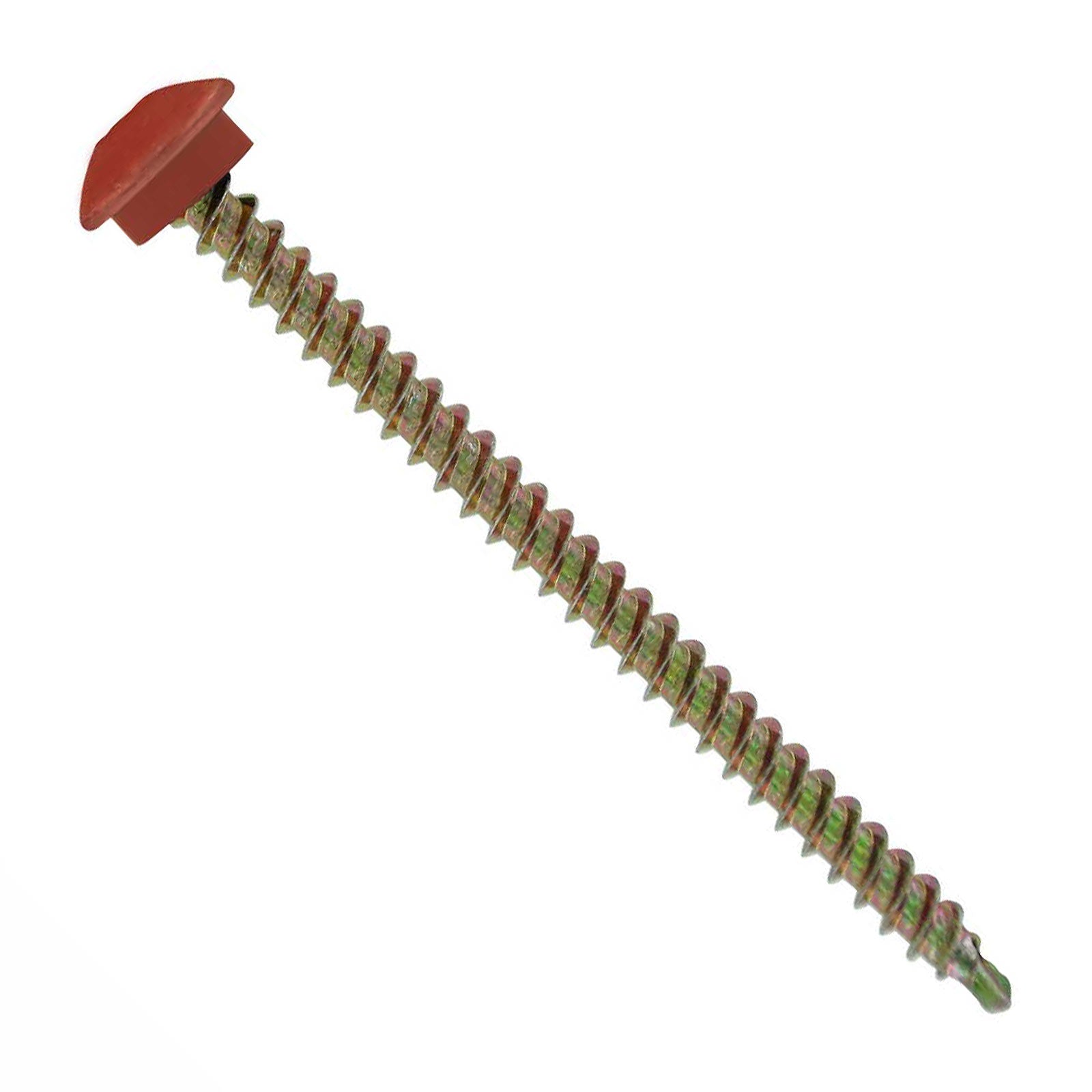 #10 x 3 inch Eclipse Woodbinder Metal Roofing Screw Copper Pkg 250