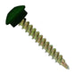 #10 x 112 inch Eclipse Woodbinder Metal Roofing Screw Forest Green Pkg 250