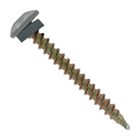 #10 x 2 inch Eclipse Woodbinder Metal Roofing Screw Light Gray Pkg 250