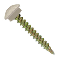 #10 x 112 inch Eclipse Woodbinder Metal Roofing Screw Light Stone Pkg 250