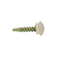 #10 x 1 inch Eclipse Woodbinder Metal Roofing Screw Light Stone Pkg 250 image 1 of 2