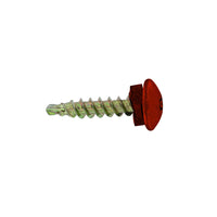 #10 x 1 inch Eclipse Woodbinder Metal Roofing Screw Rustic Red Pkg 250 image 1 of 2