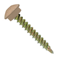 #10 x 112 inch Eclipse Woodbinder Metal Roofing Screw Tan Pkg 250