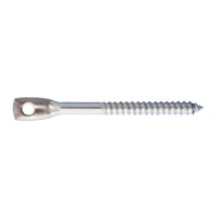 1/4" x 3" Acoustical Eyelag Screw - Zinc, Pkg 1000