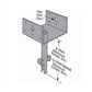 Simpson EPB66HDG Elevated Post Base Hot Dip Galvanized image 2 of 2