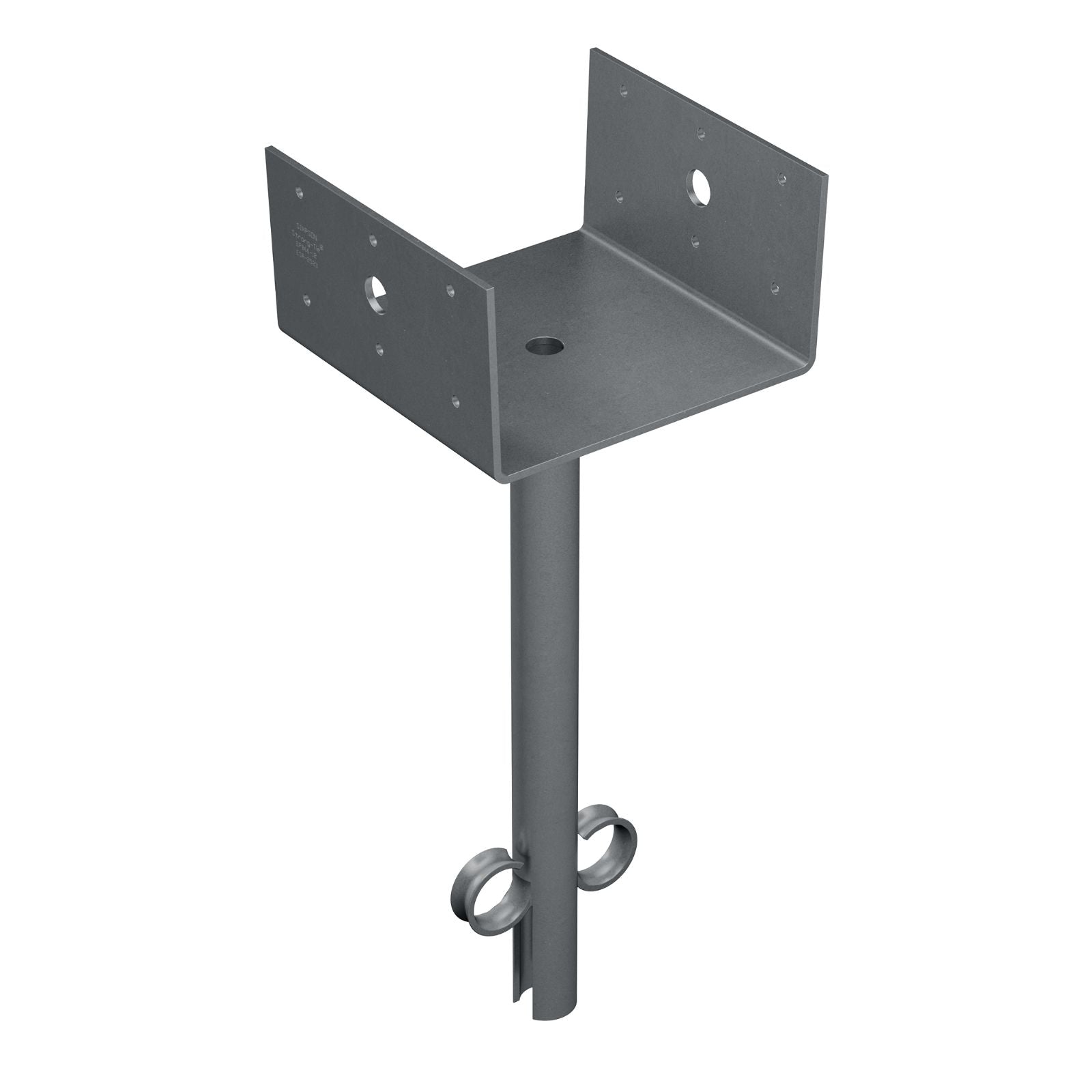 Simpson EPB6612 6x6 Elevated Post Base W12 Inch Pipe Gray Painted
