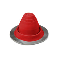#1 Roofjack Round EPDM Pipe Flashing Boot Bright Red
