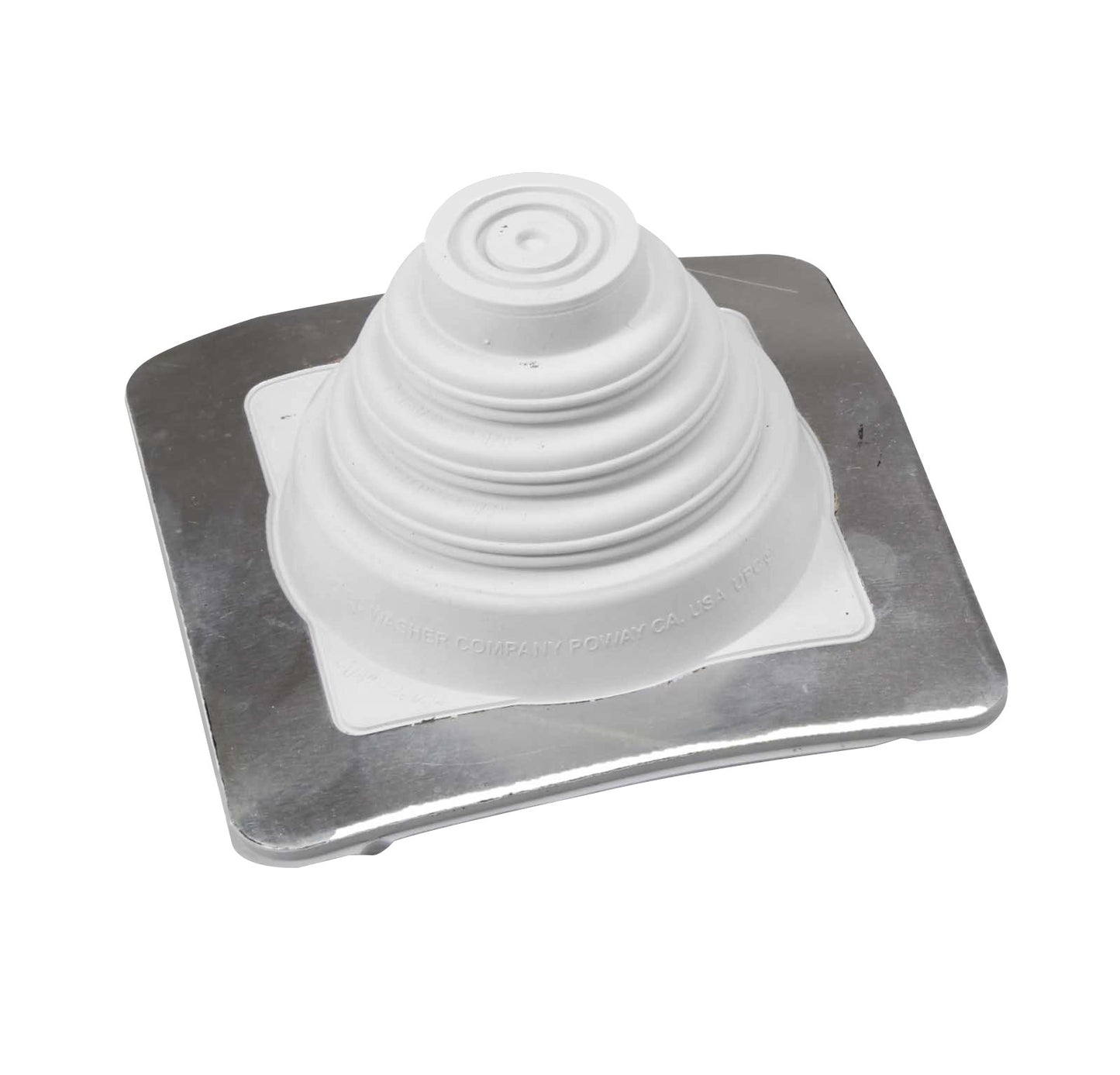 #1 Roofjack Square EPDM Pipe Flashing Boot White