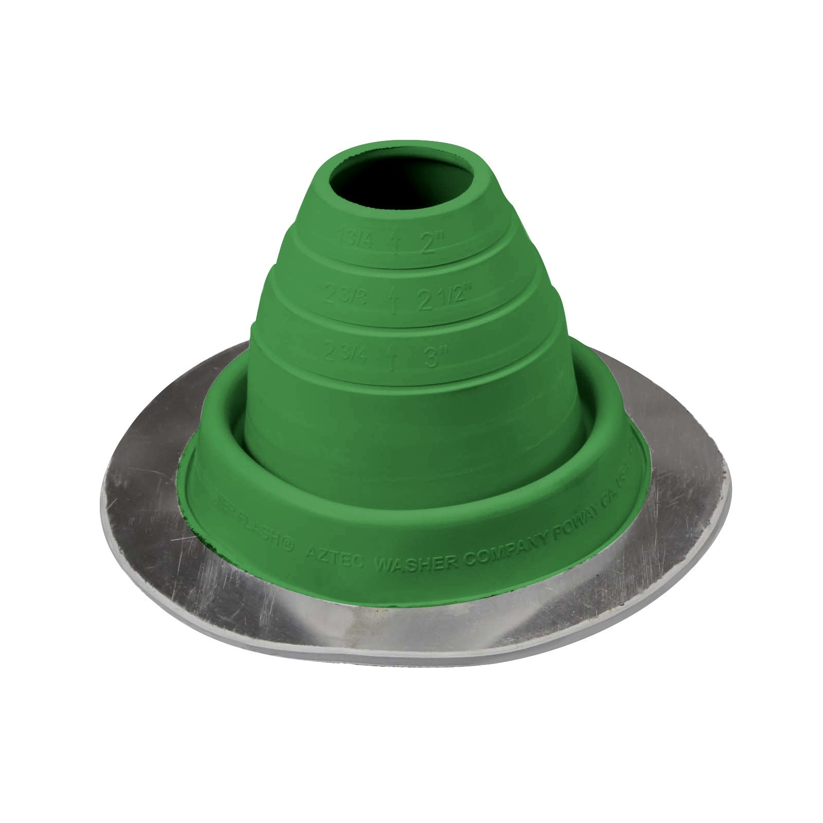 #2 Roofjack Round EPDM Pipe Flashing Boot Light Green