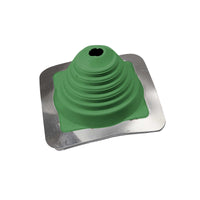#2 Roofjack Square EPDM Pipe Flashing Boot Light Green