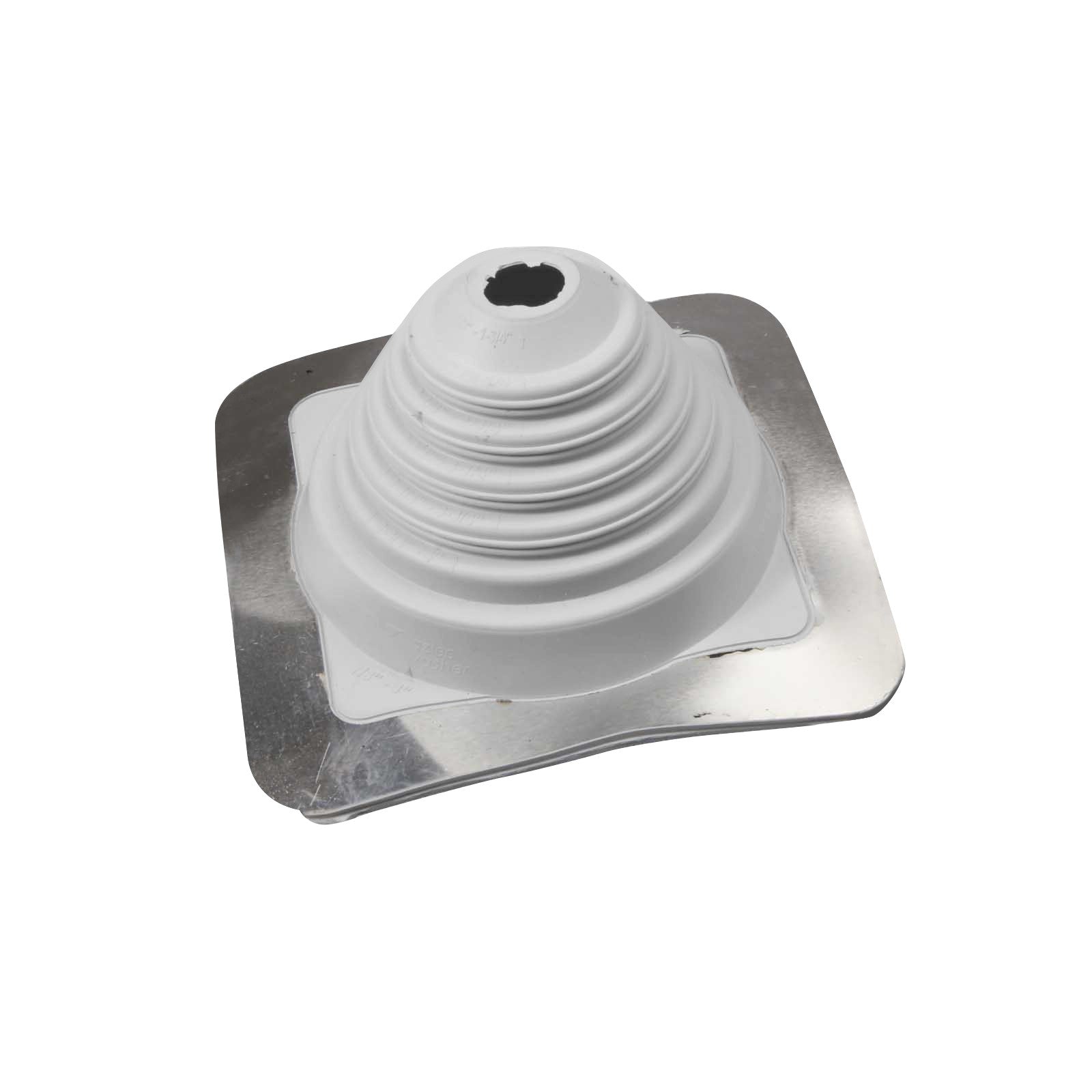 #2 Roofjack Square EPDM Pipe Flashing Boot White