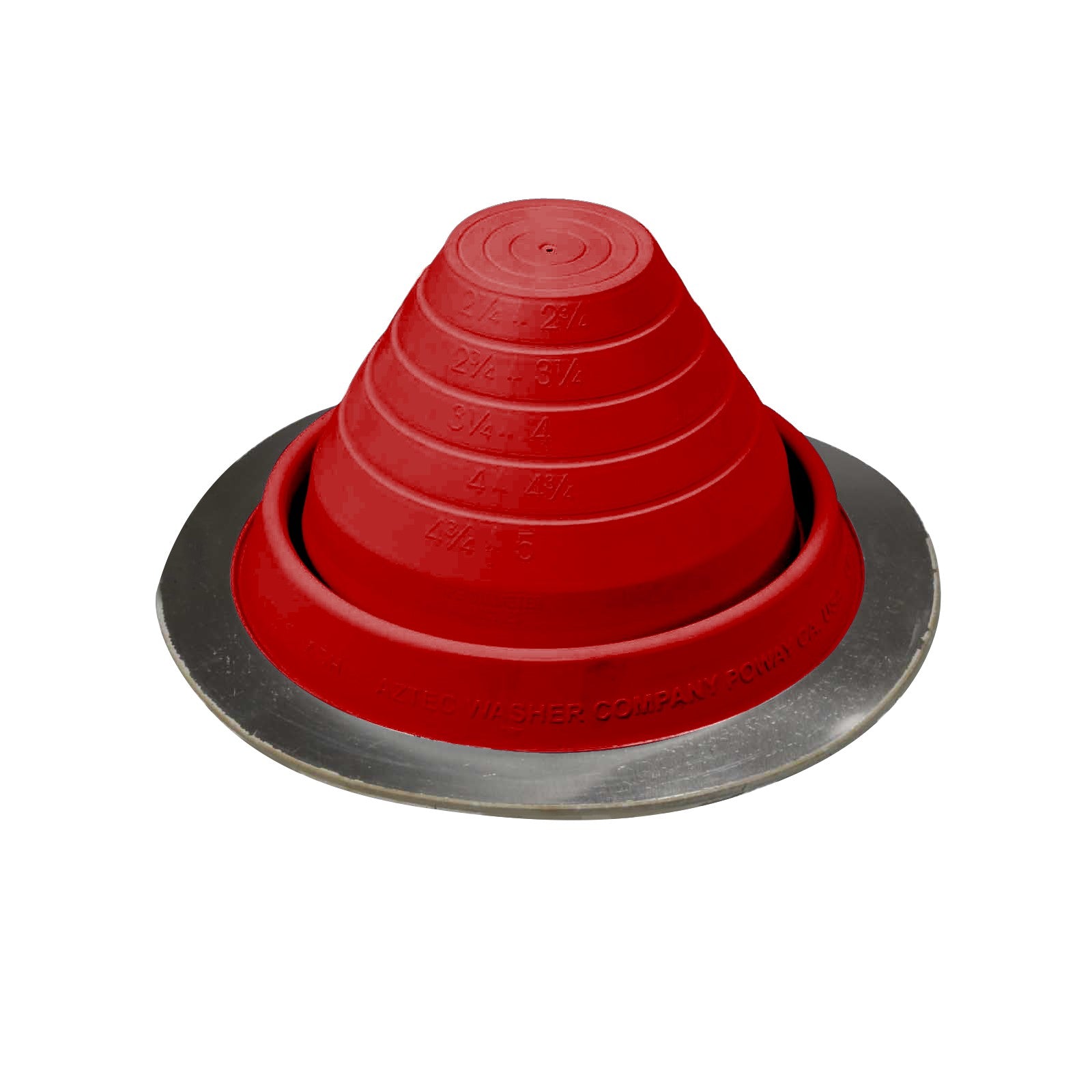 #3 Roofjack Round EPDM Pipe Flashing Boot Bright Red