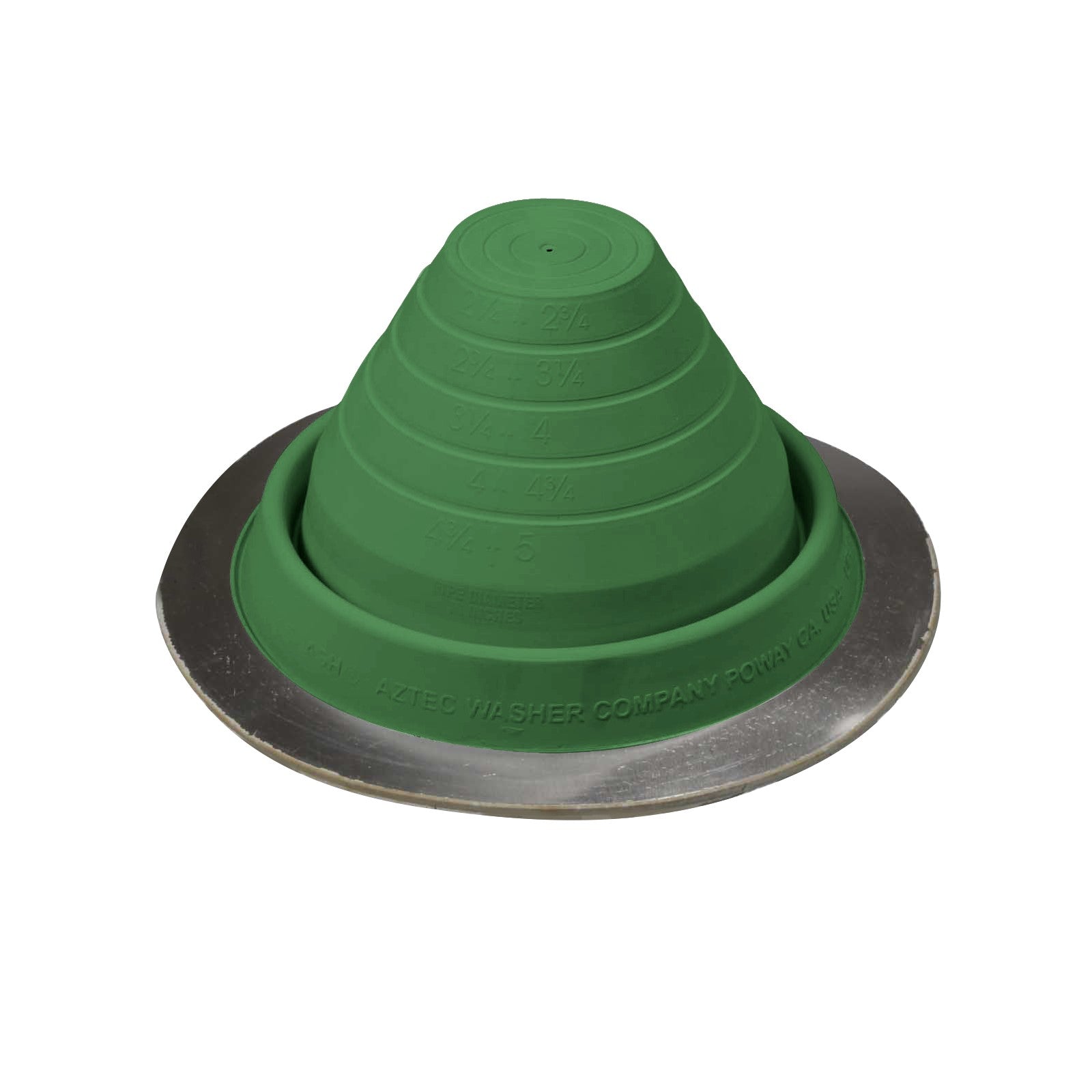 #3 Roofjack Round EPDM Pipe Flashing Boot Light Green