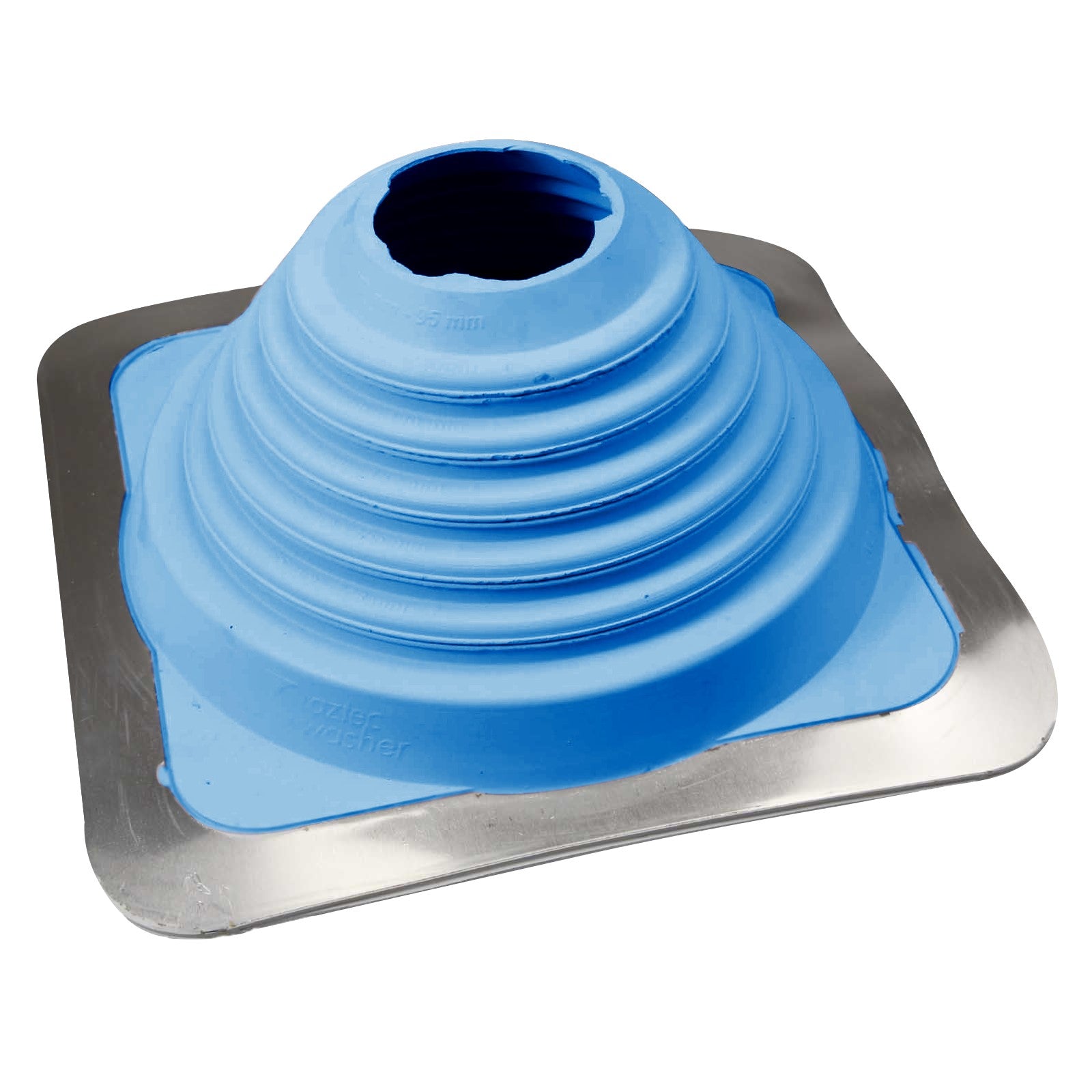 #4 Roofjack Square EPDM Pipe Flashing Boot Light Blue