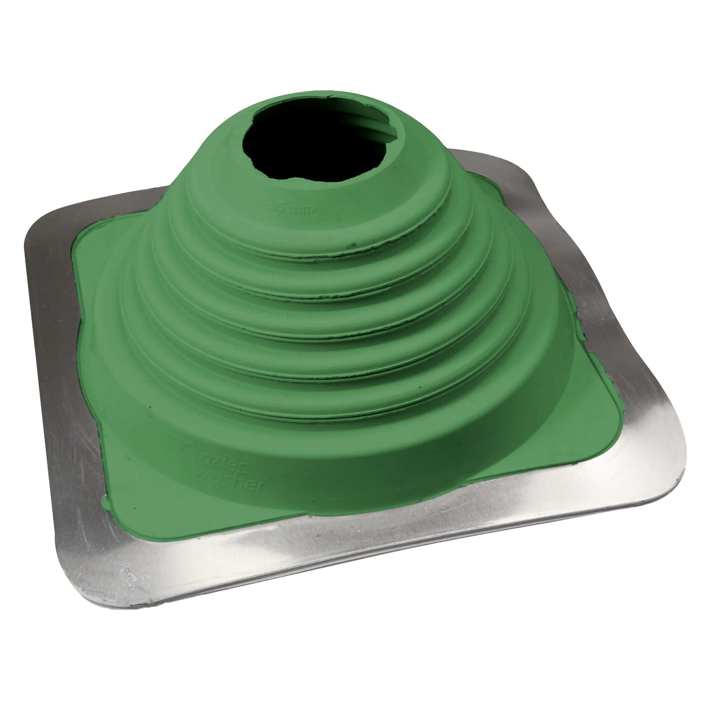 #4 Roofjack Square EPDM Pipe Flashing Boot Light Green