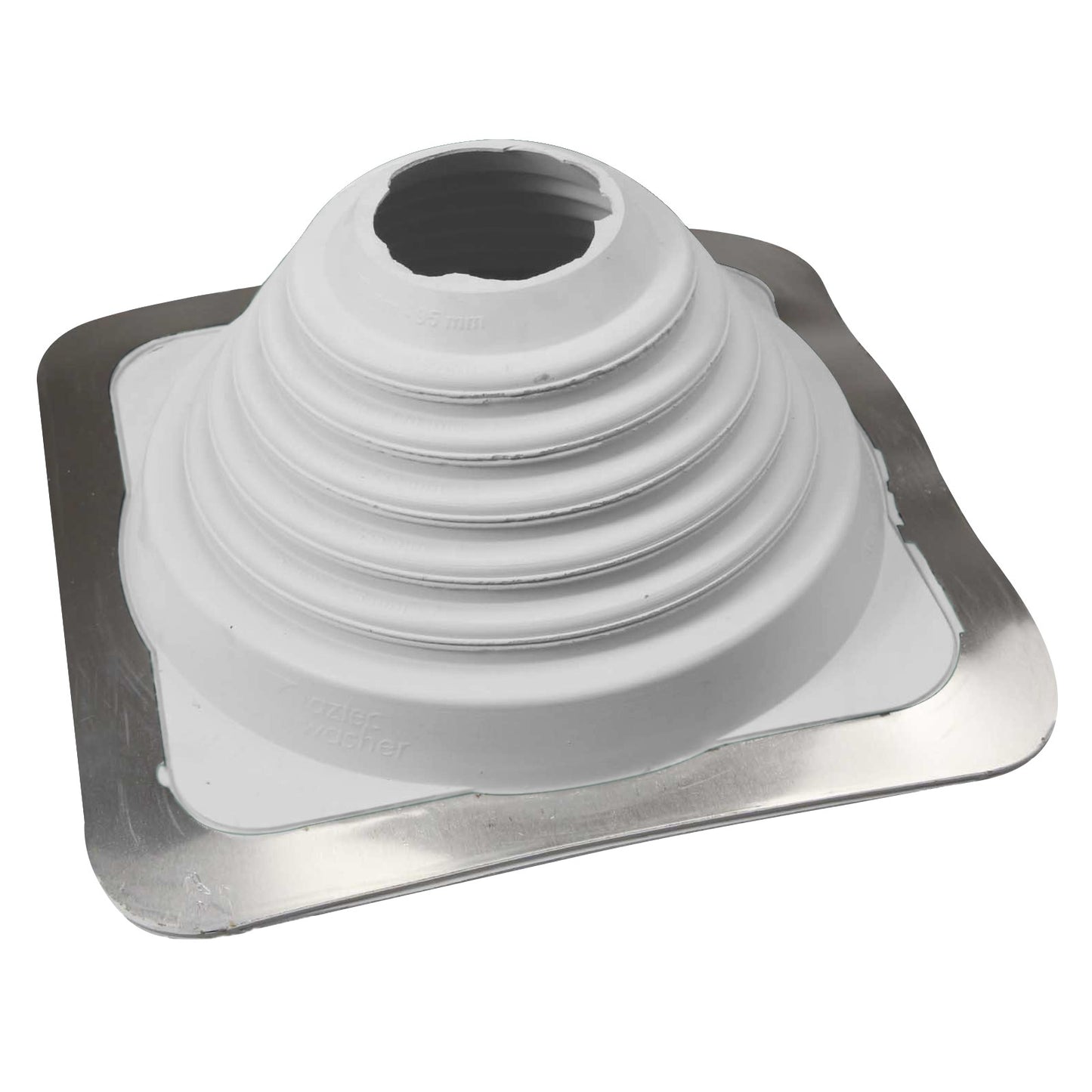 #4 Roofjack Square EPDM Pipe Flashing Boot White
