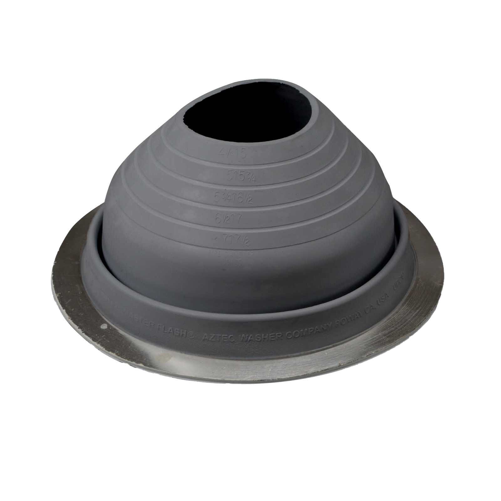 #5 Roofjack Round EPDM Pipe Flashing Boot Dark Gray