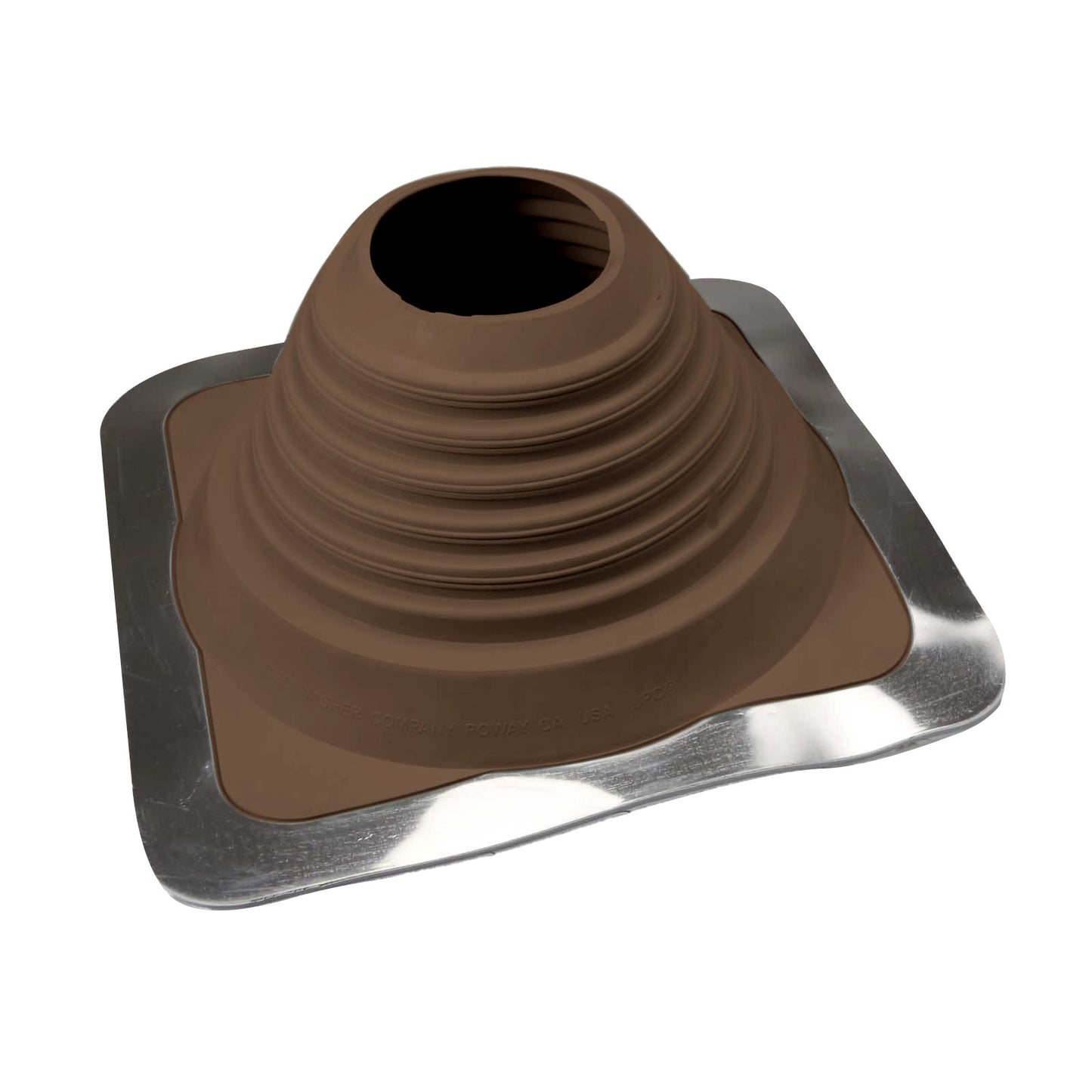 #5 Roofjack Square EPDM Pipe Flashing Boot Brown