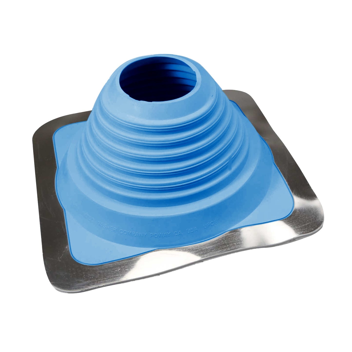 #5 Roofjack Square EPDM Pipe Flashing Boot Light Blue