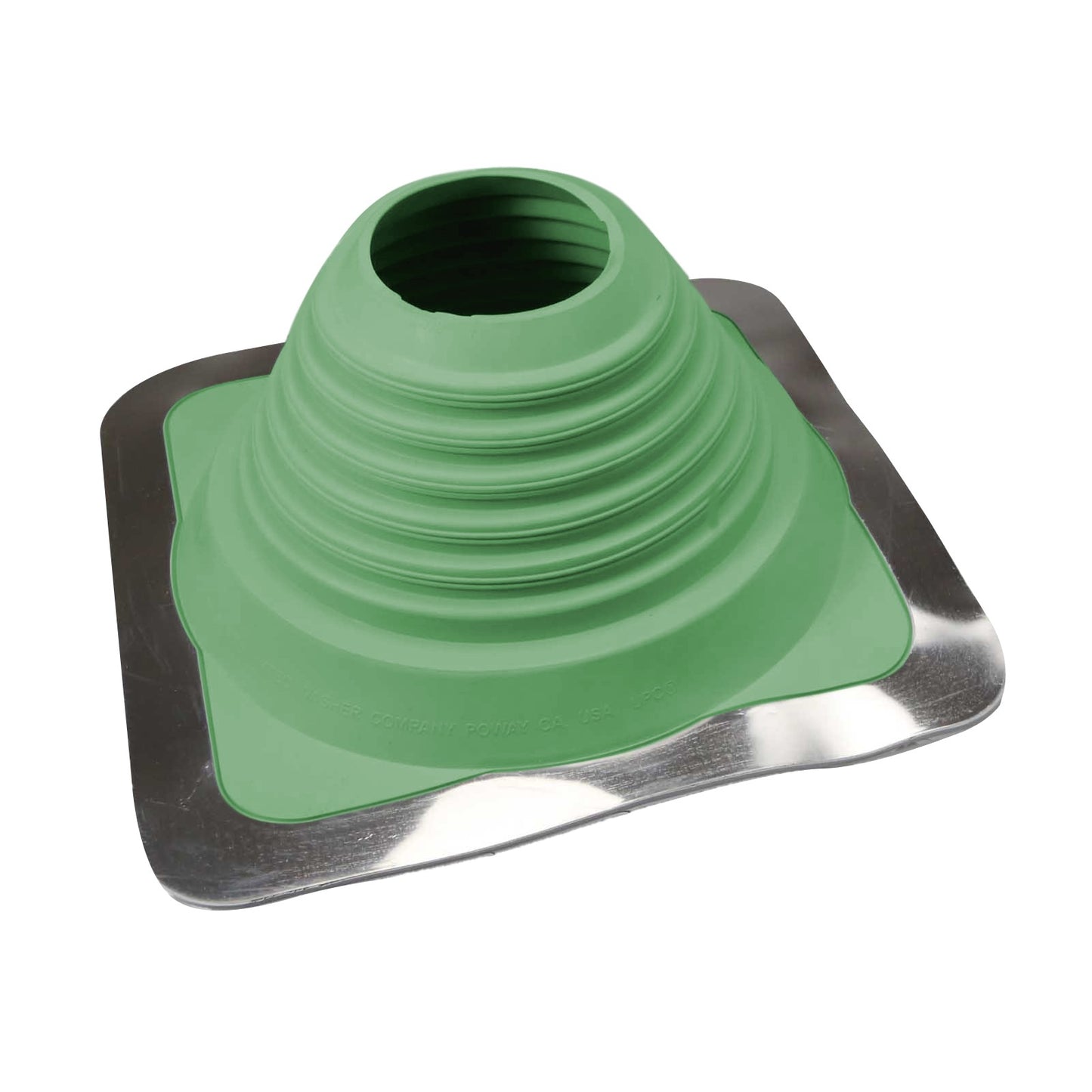 #5 Roofjack Square EPDM Pipe Flashing Boot Light Green