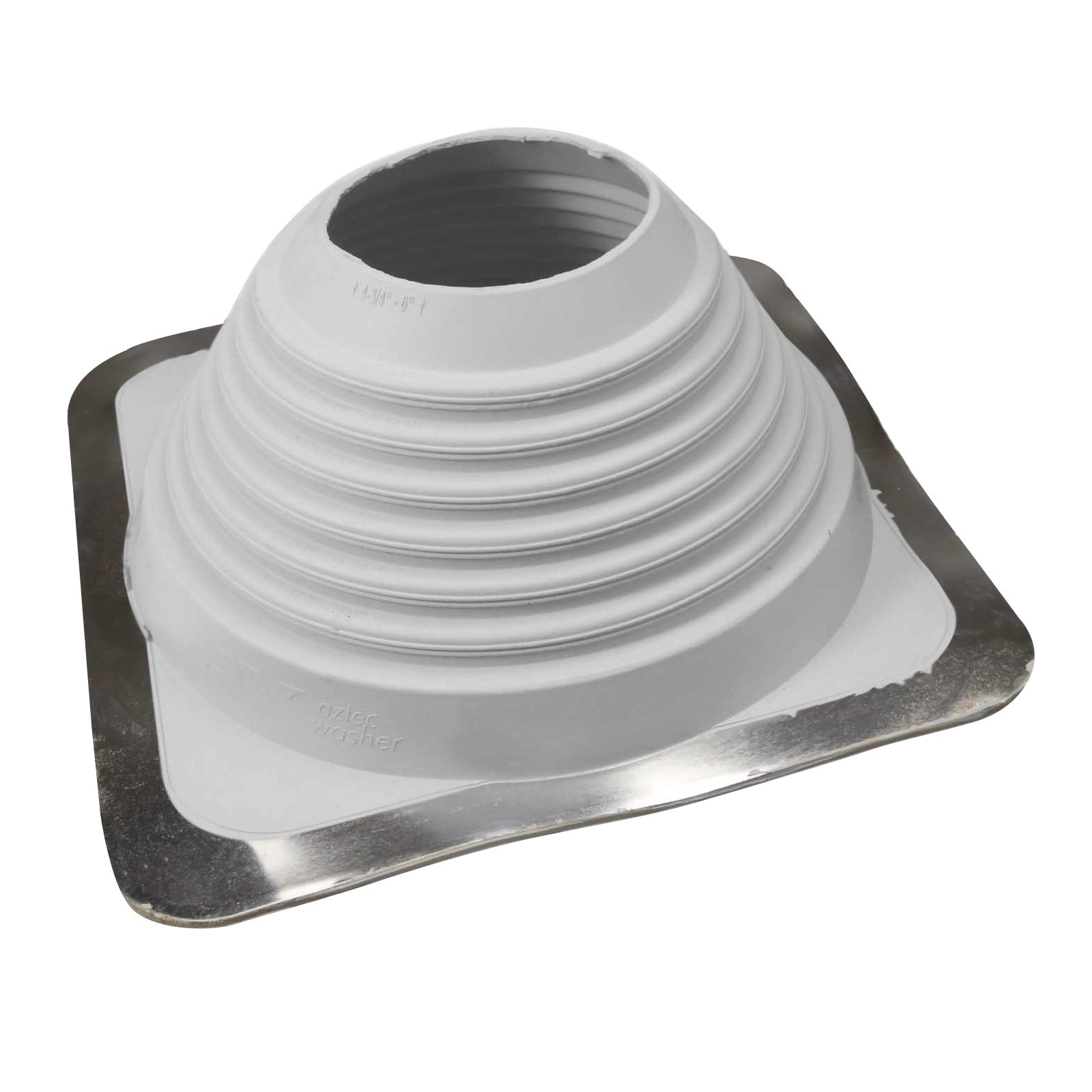 #6 Roofjack Square EPDM Pipe Flashing Boot White