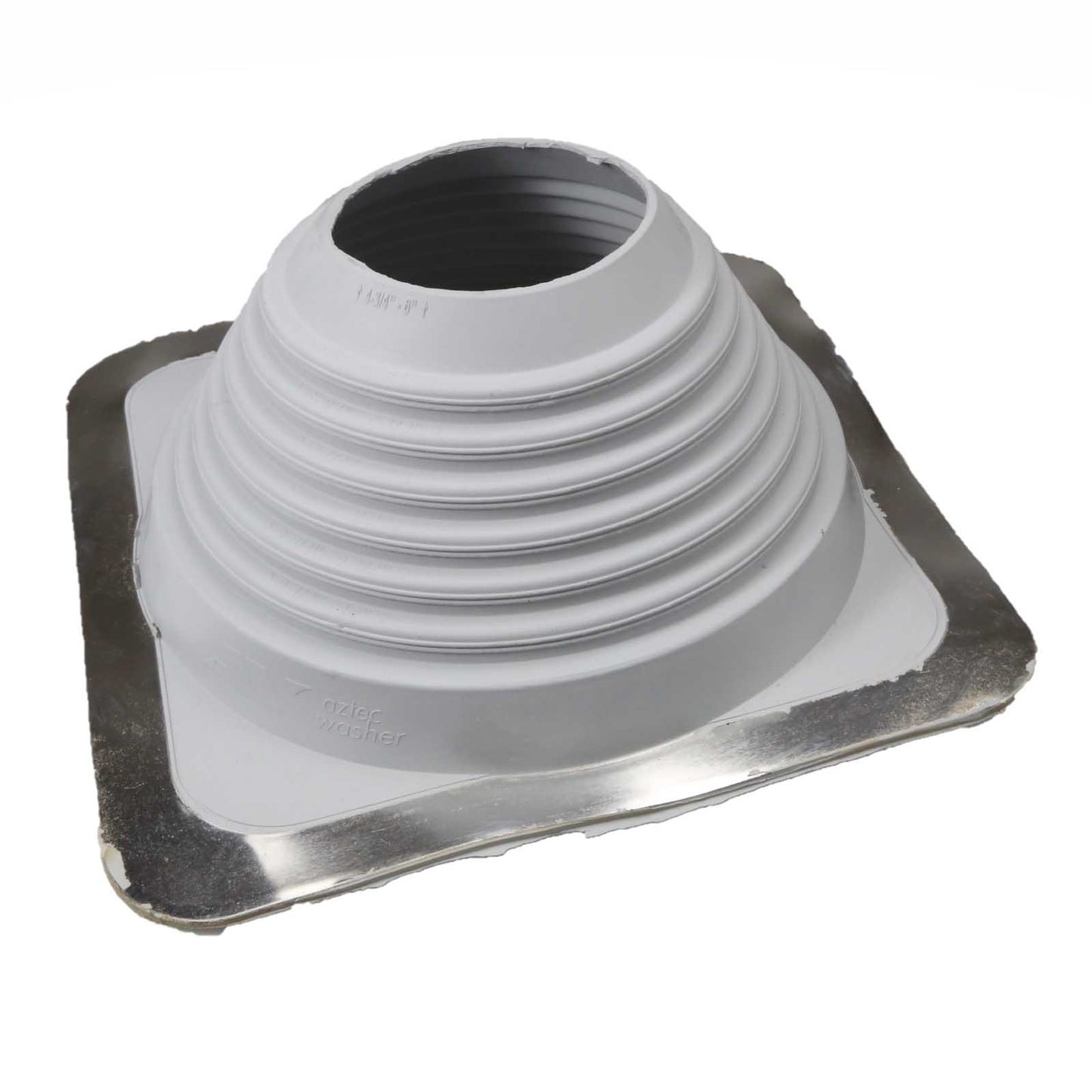 #6 Roofjack Square EPDM Pipe Flashing Boot Gray