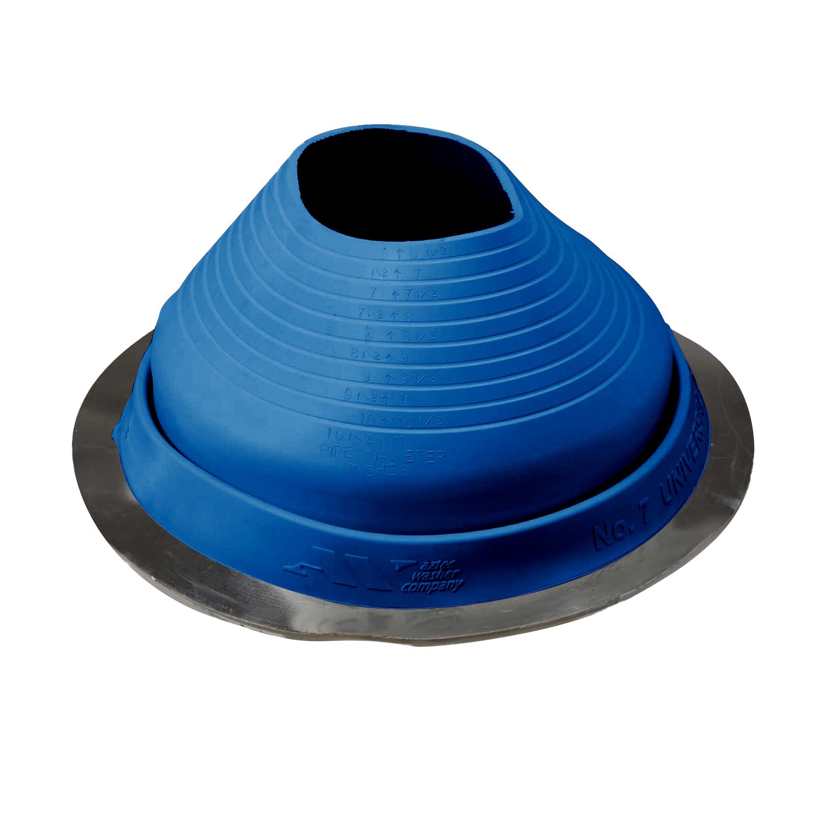 #7 Roofjack Round EPDM Pipe Flashing Boot Dark Blue