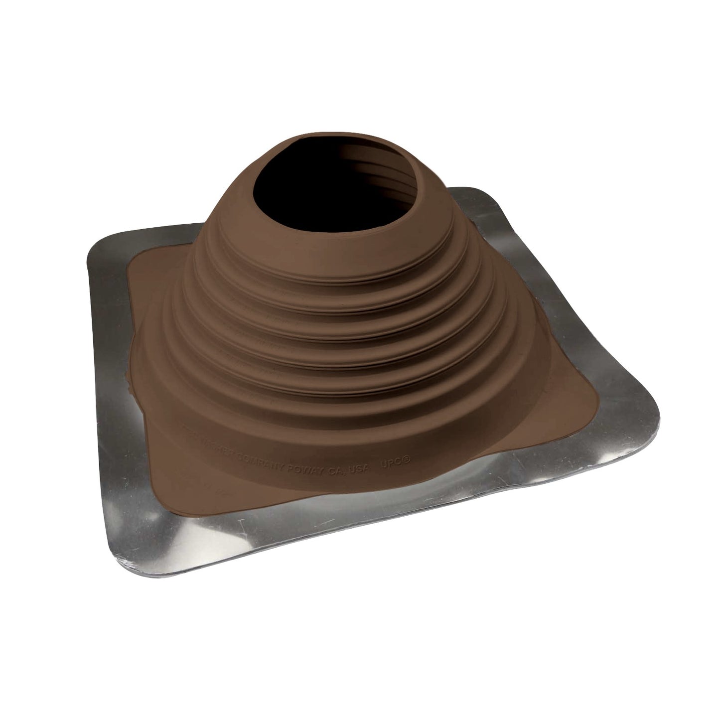 #7 Roofjack Square EPDM Pipe Flashing Boot Brown