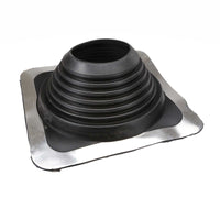 #7 Roofjack Square EPDM Pipe Flashing Boot Black