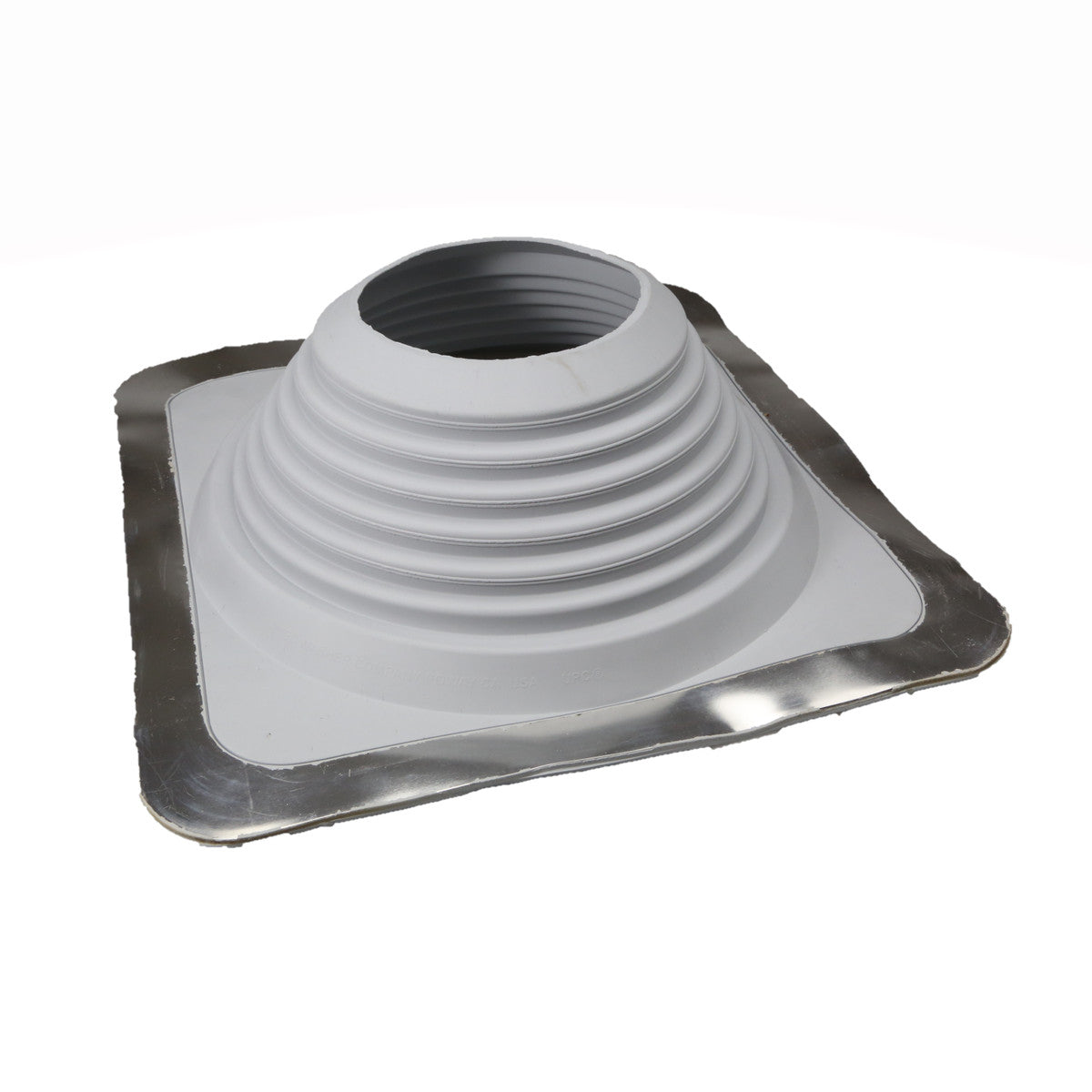 #8 Roofjack Square EPDM Pipe Flashing Boot, Gray
