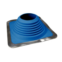 #9 Roofjack Square EPDM Pipe Flashing Boot for Metal Roof, Dark Blue
