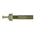 38 inch x 238 inch PinDrive Expansion Anchor Yellow Zinc Plated Pkg 50