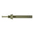 12 inch x 434 inch PinDrive Expansion Anchor Yellow Zinc Plated Pkg 25