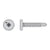 #10 x 1 inch Square Drive SelfDrilling PancakeHead Screw 410 Stainless Steel Pkg 4500